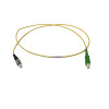 1m FC to SC APC Simplex OS2 Singlemode Yellow Fibre Optic Patch Cable with 2mm Jacket