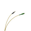 0.5m FC to SC APC Simplex OS2 Singlemode Yellow Fibre Optic Patch Cable with 3mm Jacket