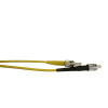 15m FC to ST Simplex OS2 Singlemode Yellow Fibre Optic Patch Cable with 3mm Jacket