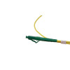 0.5m LC APC to LC APC Simplex OS2 Singlemode Yellow Fibre Optic Patch Cable with 2mm Jacket
