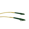 1m LC APC to LC APC Simplex OS2 Singlemode Yellow Fibre Optic Patch Cable with 2mm Jacket