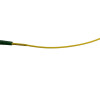 1m LC APC to LC APC Simplex OS2 Singlemode Yellow Fibre Optic Patch Cable with 2mm Jacket