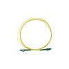 2m LC APC to LC APC Simplex OS2 Singlemode White Fibre Optic Patch Cable with 2mm Jacket