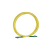 7m LC APC to LC APC Simplex OS2 Singlemode Yellow Fibre Optic Patch Cable with 2mm Jacket