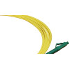 5m LC APC to LC APC Simplex OS2 Singlemode Yellow Fibre Optic Patch Cable with 2mm Jacket
