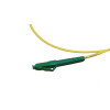 0.5m LC APC to SC APC Simplex OS2 Singlemode Yellow Fibre Optic Patch Cable with 2mm Jacket