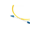 2.5m LC to LC Simplex OS2 Singlemode Yellow Fibre Optic Patch Cable with 2mm Jacket
