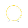 2m LC to LC Simplex OS2 Singlemode Yellow Fibre Optic Patch Cable with 2mm Jacket