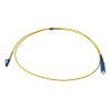 1m LC to SC Simplex OS2 Singlemode Yellow Fibre Optic Patch Cable with 2mm Jacket