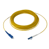 7m LC to SC Simplex OS2 Singlemode Yellow Fibre Optic Patch Cable with 2mm Jacket