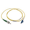 5m LC to ST Simplex OS2 Singlemode Yellow Fibre Optic Patch Cable with 2mm Jacket