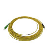 10m SC APC  to ST Simplex OS2 Singlemode Yellow Fibre Optic Patch Cable with 2mm Jacket