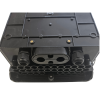 Fibre Optic Pole/Wall Enclosure IP-65 rated with 32 x (3~5mm) OD Customer drop cable external ports and 2 x 6~10mm OD Main feeder cable entry ports