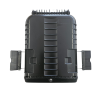 Fibre Optic Pole/Wall Enclosure IP-65 rated with 32 x (3~5mm) OD Customer drop cable external ports and 2 x 6~10mm OD Main feeder cable entry ports