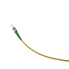 4m ST APC to ST APC Simplex OS2 Singlemode Yellow Fibre Optic Patch Cable with 3mm Jacket