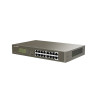 IP-Com G1116P-16-150W 16-Port Gigabit Desktop/Rackmount Switch With 16-Port PoE