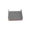 Trench SA44SE-SEC Metal Trunking 100mm x 100mm End Cap with Tamperproof Fixing Galvanised