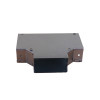 Trench SA42TTC-SEC Metal Trunking 100mm x 50mm Flat Tee Top Cover Bend with Tamperproof Fixing Galvanised