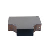 Trench SA42TTC-SEC Metal Trunking 100mm x 50mm Flat Tee Top Cover Bend with Tamperproof Fixing Galvanised