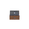 Trench SA22SE Metal Trunking 50mm x 50mm End Cap with Screw Fixing Galvanised