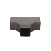 Trench SA22TTC Metal Trunking 50mm x 50mm Flat Tee Top Cover Bend with Screw Fixing Galvanised