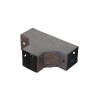 Trench SA22TTC Metal Trunking 50mm x 50mm Flat Tee Top Cover Bend with Screw Fixing Galvanised