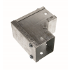 Trench SA4490E Metal Trunking 100mm x 100mm 90 Degree External Cover Bend with Screw Fixing Galvanised