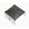 Trench SA44SE Metal Trunking 100mm x 100mm End Cap with Screw Fixing Galvanised