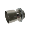 Ronbar  50mm Galvanised Swivel Gland & Locknut, for use on galvanised steel flexible conduit