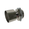 Ronbar  40mm Swivel Gland & Locknut, for use on galvanised steel flexible conduit