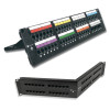 Siemon HD6-24 | Siemon 24 Port Cat6 UTP 1U HD Patch Panel c/w Rear Cable Management