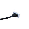 HDMI Female Euromod 25mm x 50mm with 200mm Female Lead White