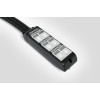 HellermannTyton HT-POD-34MM-6P 6 Way Plastic POD Box 51mm High with 6 x 6C Keystone Adaptors & 34mm Entry