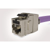 HellermannTyton HTC-C6AS-KJ12 Cat6A Shielded Keystone Jack Tool Free (Box/12)