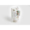 HellermannTyton HTC-C6U-EM50/WH Cat6 UTP 50x25 Euro Module White (Box/50)