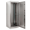 316 Stainless Steel 19" Data Rack 16RU 850H x 600W x 800D IP66