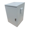 IP55 9U Wall Cabinet, 600mm Deep, with Cowled Fan & Filter Set - Grey