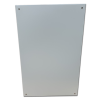 IP55 12U Wall Cabinet, 450mm Deep  with Cowled Fan & Filter Set, 4003 Grade Stainless Steel- Grey