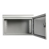 IP66 9U Wall Cabinet, 400mm Deep, Grey 1.5mm Galvanised Steel