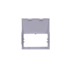 Marshall Tufflex PVC-U Sovereign Plus Skirting Double Gang Accessory Box 32mm White