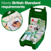 Evolution British Standard Compliant Workplace First Aid Kit in Green Case (Medium)