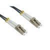 2m LC to LC Duplex OM1 Multimode Grey Fibre Optic Patch Cable with 3mm Jacket