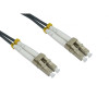 1m LC to LC Duplex OM1 Multimode Grey Fibre Optic Patch Cable with 3mm Jacket
