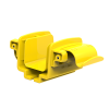 HellermannTyton GigaDuct 50mm x 50mm Toolless Coupler Yellow