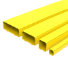 HellermannTyton GigaDuct 200mm x 100mm Duct 1.8m Length Solid With Cover Yellow