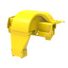 HellermannTyton GigaDuct 50mm x 50mm Conduit Support 1 x 32mm Outlet Adapter With Cover Yellow