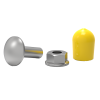 HellermannTyton GigaDuct M6 x 20mm Bolt Nut Kit 100/Pack