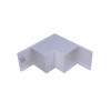 Dietzel Univolt PVC Maxi Trunking 100mm x 100mm Fabricated External Bend White