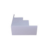 Dietzel Univolt PVC Maxi Trunking 100mm x 100mm Fabricated External Bend White