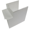 Dietzel Univolt PVC Maxi Trunking 50mm x 50mm Moulded Internal Bend White